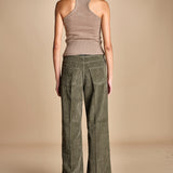 pantalone in velluto cropped ZELDA SILT true avenue 