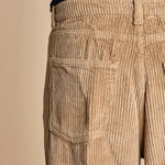 pantalone in velluto cropped ZELDA TOFEE true avenue 