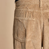 pantalone in velluto cropped ZELDA TOFEE true avenue 