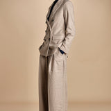 doppiopetto flanella di lana ZINA BEIGE true avenue 