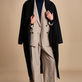 doppiopetto flanella di lana ZINA BEIGE true avenue 