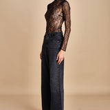 body in pizzo ELECTRIC BLACK undress code 