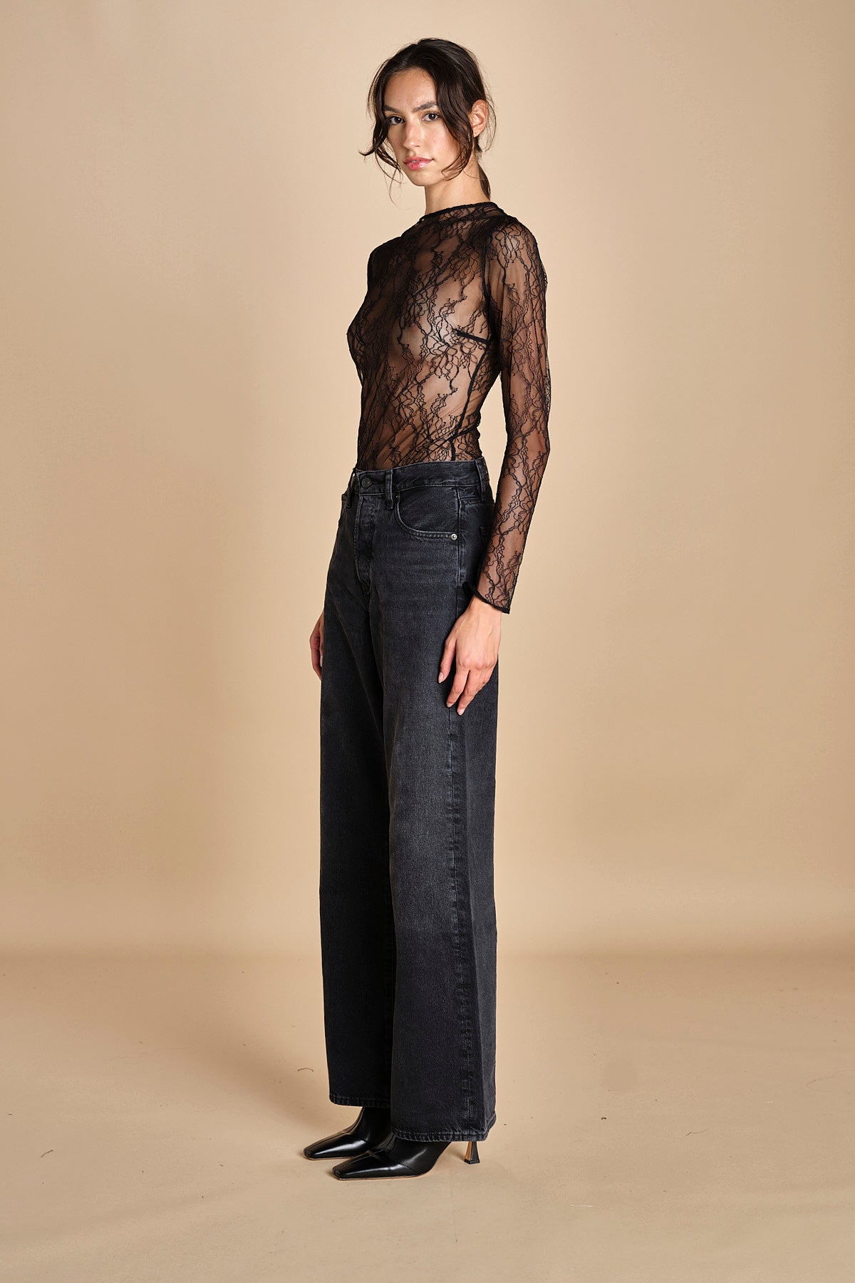 body in pizzo ELECTRIC BLACK undress code 