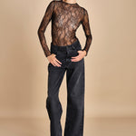 body in pizzo ELECTRIC BLACK undress code 