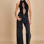 body senza maniche con tulle centrale JOLIE BLACK undress code 