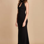 abito lungo con scollo americana MY TYPE BLACK undress code 