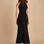 abito lungo con scollo americana MY TYPE BLACK undress code 
