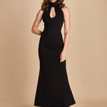 abito lungo con scollo americana MY TYPE BLACK undress code 