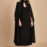 abito lungo con scollo americana MY TYPE BLACK undress code 