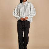 camicia con bottoncini e nervature DAHLIA 2HVA27-V09771 BLANC vanessa bruno 