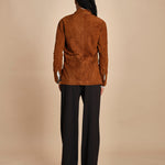 camicia in camoscio FLORYS 2HVH22-V02727 CHOCOLAT vanessa bruno 