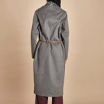 cappotto double con sciarpa VALERAN 3HVA36-V01001 GRIS CHINE vanessa bruno 