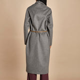 cappotto double con sciarpa VALERAN 3HVA36-V01001 GRIS CHINE vanessa bruno 