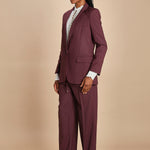 giacca un bottone tela lana TILIA 5EVA01-V02301 BORDEAUX vanessa bruno 