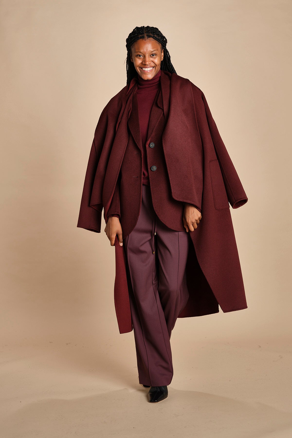 giacca over MARC 5HVA28-V02018 BORDEAUX vanessa bruno 