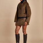 peacoat corto BERAM 1HVA25-V03738 MILITARE vanessa bruno 