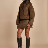 peacoat corto BERAM 1HVA25-V03738 MILITARE vanessa bruno 