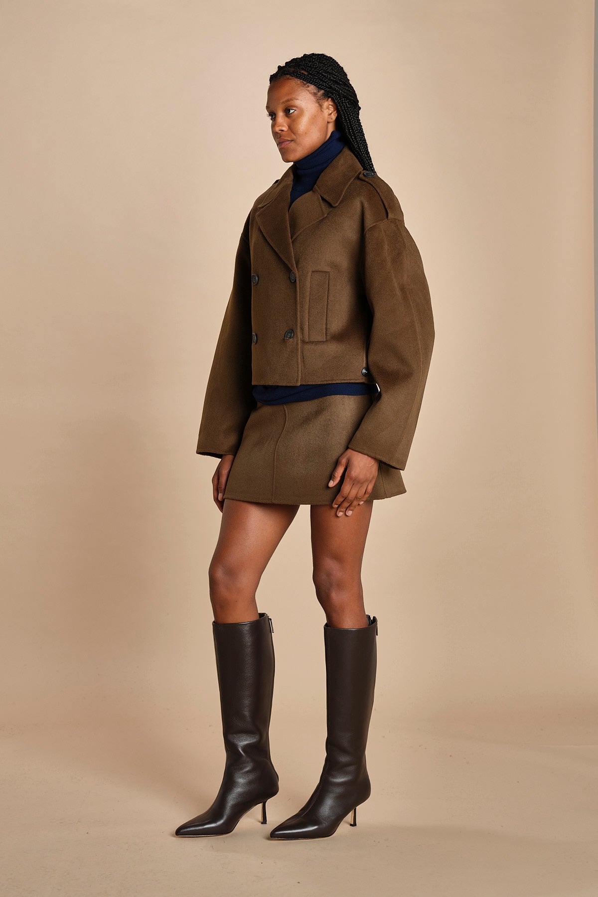 peacoat corto BERAM 1HVA25-V03738 MILITARE vanessa bruno 