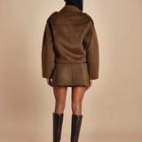 peacoat corto BERAM 1HVA25-V03738 MILITARE vanessa bruno 