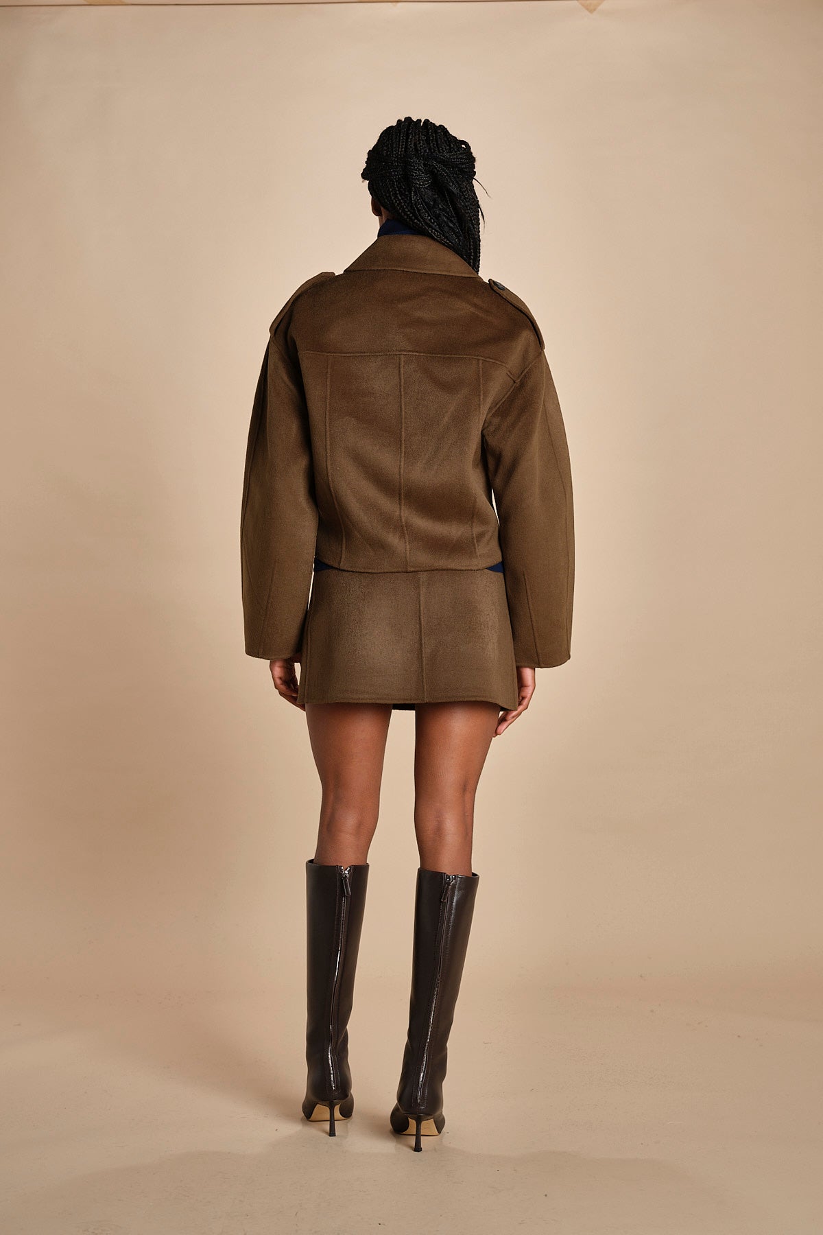 peacoat corto BERAM 1HVA25-V03738 MILITARE vanessa bruno 