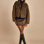 peacoat corto BERAM 1HVA25-V03738 MILITARE vanessa bruno 