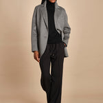 pantalone con coulisse tela lana CLIFF 5EVA01-V04013 NOIR vanessa bruno 
