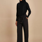 pantalone con coulisse tela lana CLIFF 5EVA01-V04013 NOIR vanessa bruno 