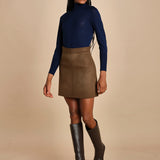 minigonna JUNA 1HVA25-V07112 MILITARE vanessa bruno 