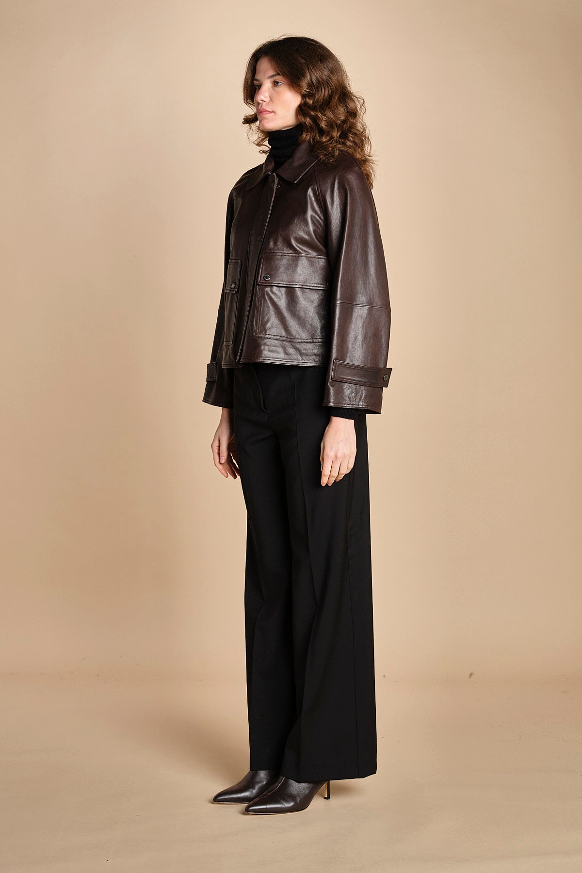 giaccone pelle BERBICE 2525446021600 001 weekend maxmara 