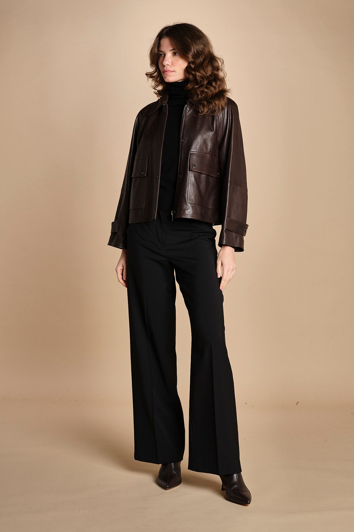 giaccone pelle BERBICE 2525446021600 001 weekend maxmara 