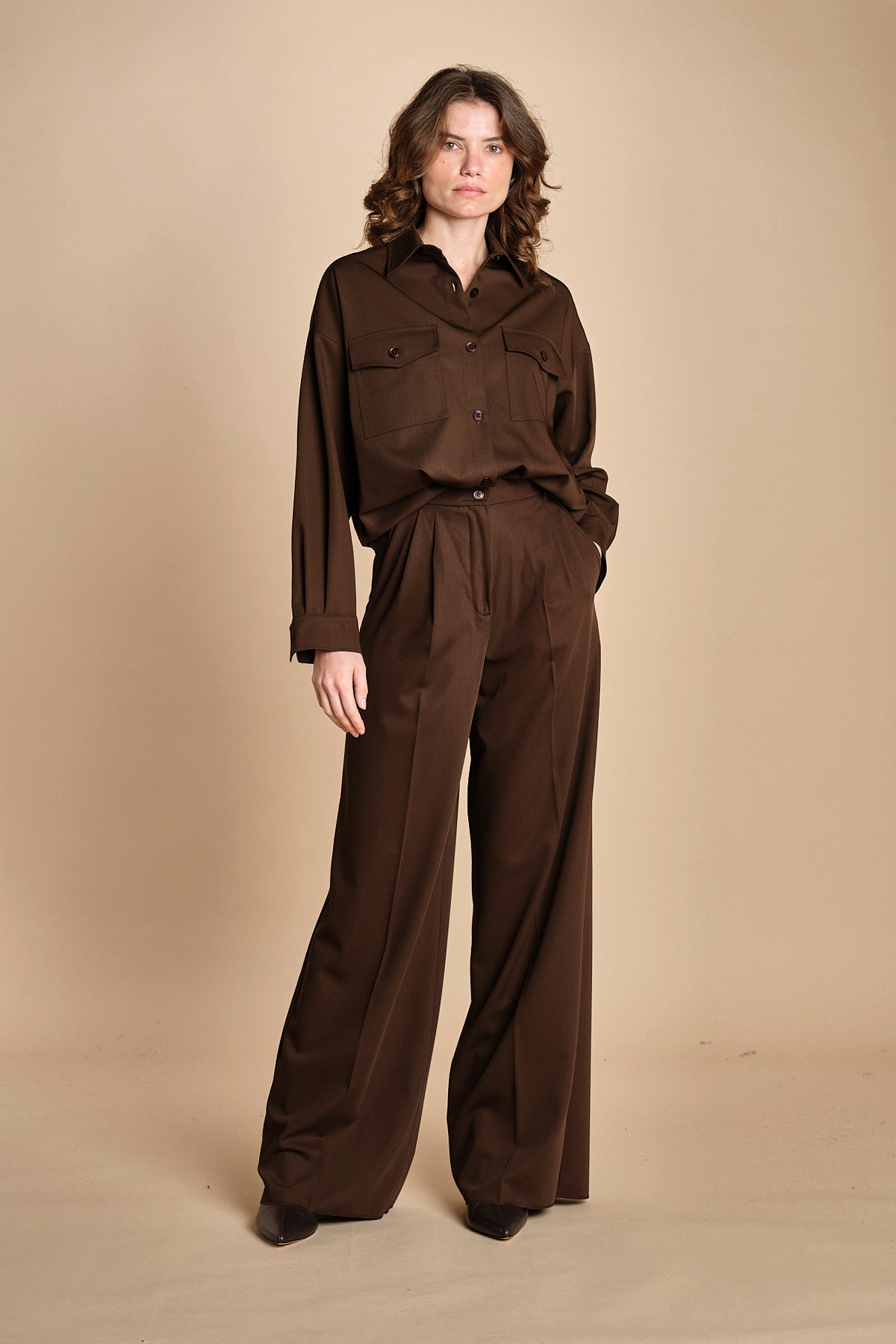 camicia con tasche applicate FIRMINA 2525196016600 004 weekend maxmara 