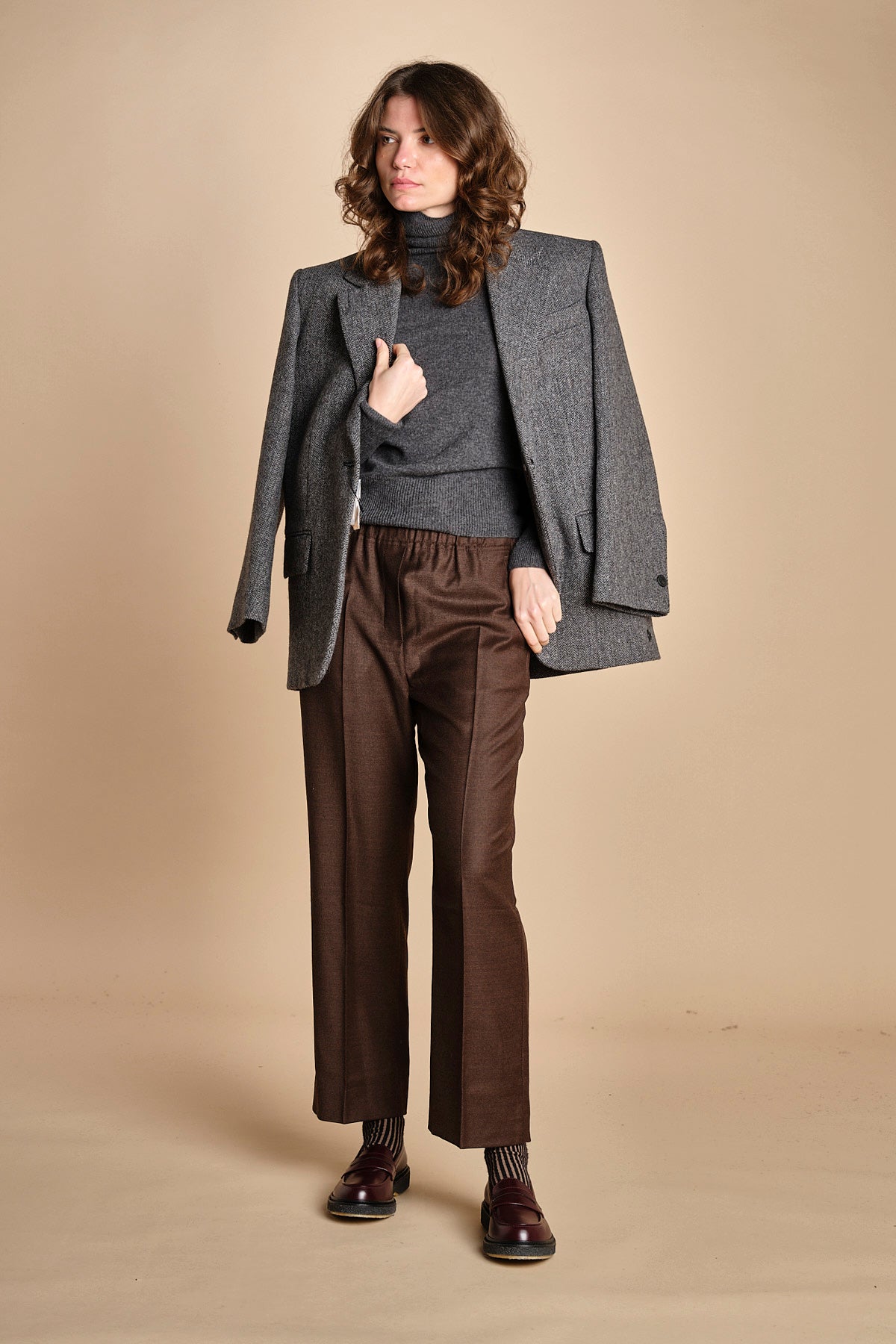 pantalone stretto con elastico HATELEY 2525136022600 026 weekend maxmara 