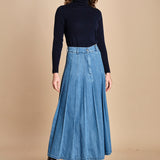 gonna lunga in denim OPUNZIA  2525106016600 002 weekend maxmara 