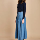 gonna lunga in denim OPUNZIA  2525106016600 002 weekend maxmara 
