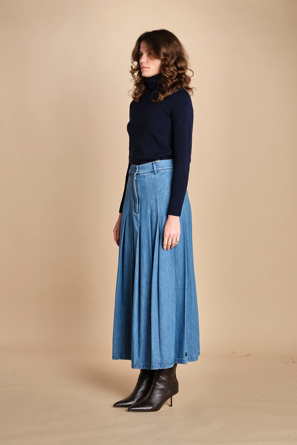 gonna lunga in denim OPUNZIA  2525106016600 002 weekend maxmara 
