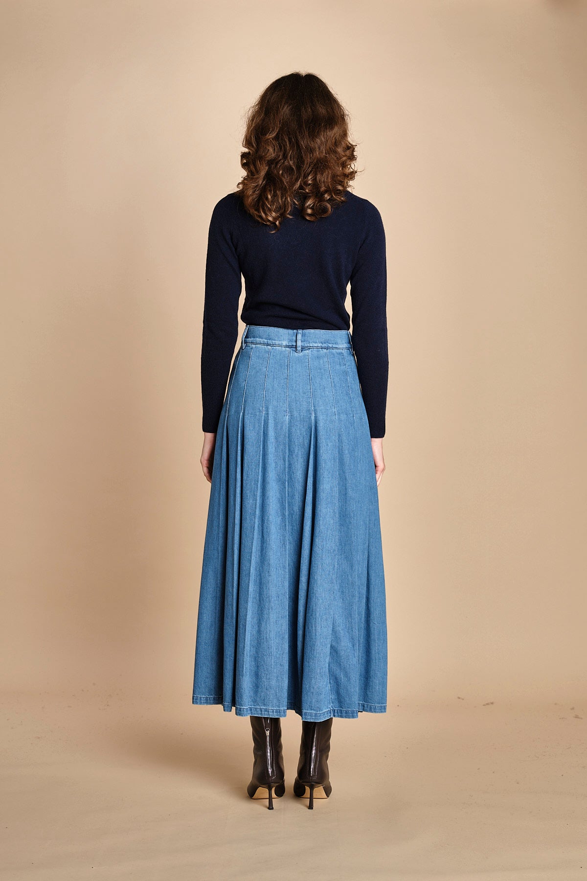gonna lunga in denim OPUNZIA  2525106016600 002 weekend maxmara 