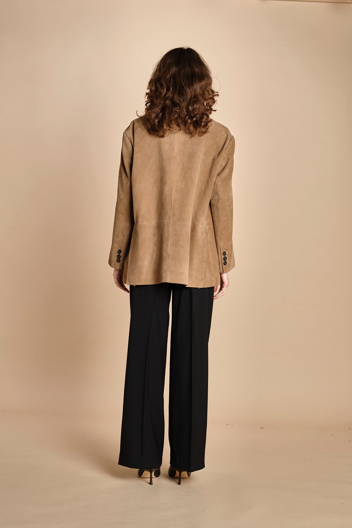 blazer over camoscio ROLANDA 2525446071600 001 weekend maxmara 