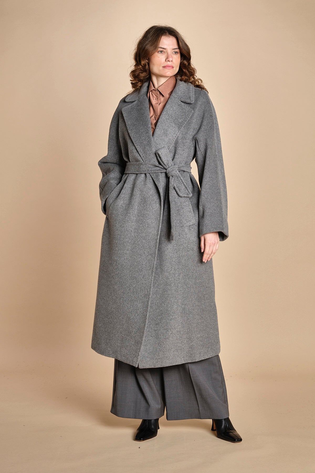 cappotto vestaglia in alpaca TEMPERA 2525016082600 005 weekend maxmara 