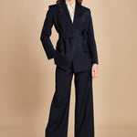 giacca in  fresco lana  con cintura TESO 2525046031600 001 weekend maxmara 