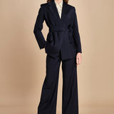 giacca in  fresco lana  con cintura TESO 2525046031600 001 weekend maxmara 