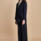 giacca in  fresco lana  con cintura TESO 2525046031600 001 weekend maxmara 