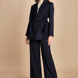 giacca in  fresco lana  con cintura TESO 2525046031600 001 weekend maxmara 