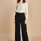 pantalone palazzo fresco lana VISIVO 2525136031600 GRIGIO weekend maxmara 