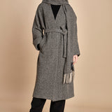 cappotto spinato con sciarpa ZENICA  2525016042600 002 weekend maxmara 