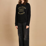 felpa girocollo. JWSL00001 NOIR 001 zadig & voltaire 