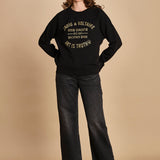 felpa girocollo. JWSL00001 NOIR 001 zadig & voltaire 