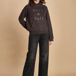 felpa con cappuccio. JWSS01607 CARBONE 021 zadig & voltaire 