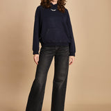 felpa con cappuccio e strass. JWSS01667 ENCRE 404 zadig & voltaire 