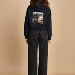 felpa con cappuccio e strass. JWSS01667 ENCRE 404 zadig & voltaire 