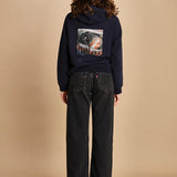 felpa con cappuccio e strass. JWSS01667 ENCRE 404 zadig & voltaire 